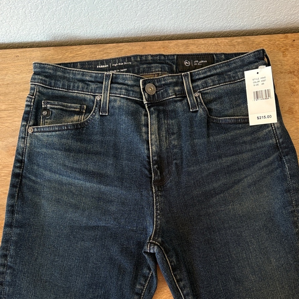 Ag Adriano Goldschmied Women's Indigo Skinny Jeans- High-Rise